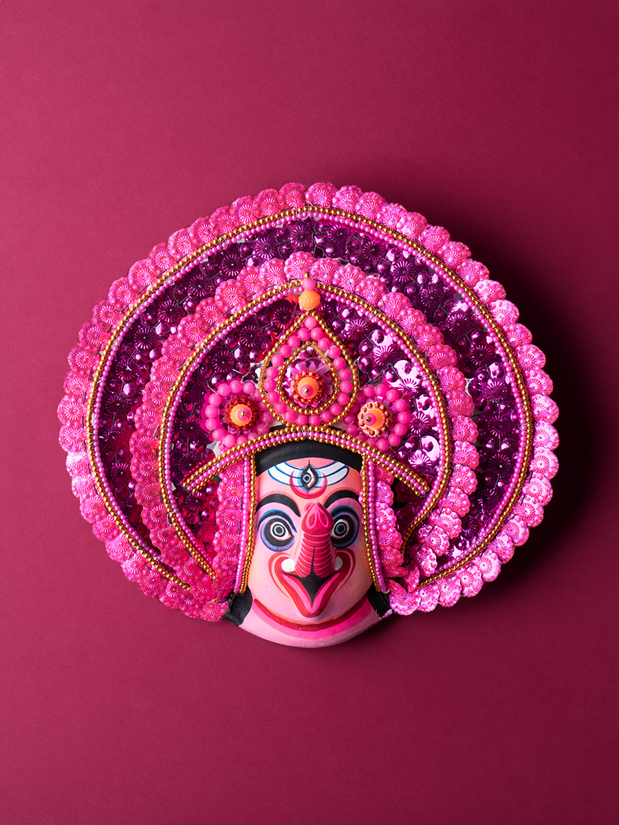 Lord Ganesha: A Chhau Mask Spectacle by Dharmendra Sutradhar for sale