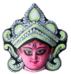 Shop Maa Durga: A Distinct Chhau Mask by Dharmendra Sutradhar