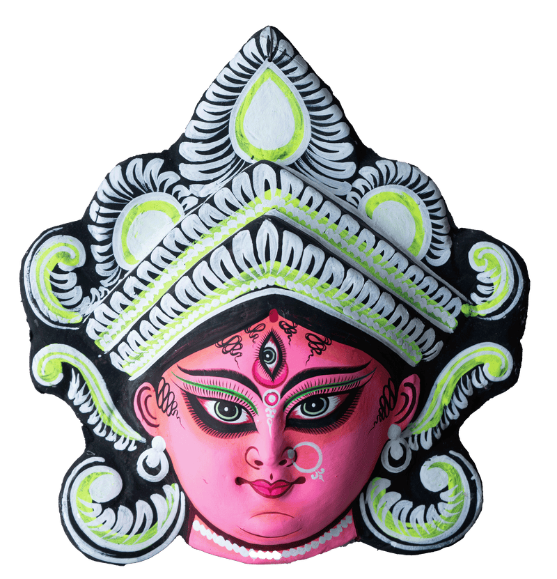 Shop Maa Durga: A Distinct Chhau Mask by Dharmendra Sutradhar