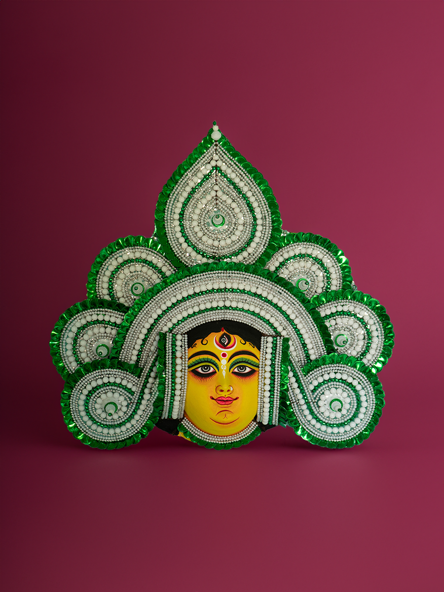 Maa Durga: Chhau Mask by Dharmendra Sutradhar for sale