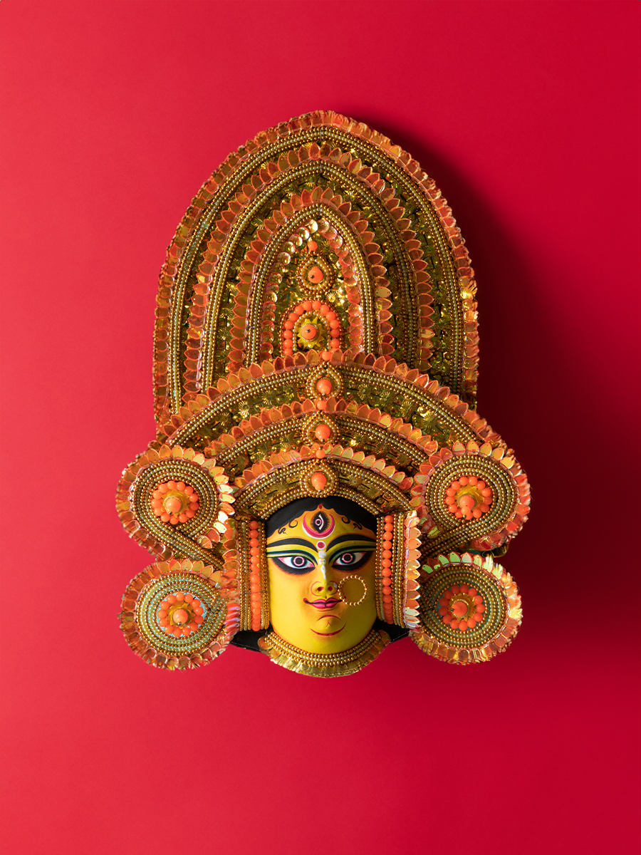Maa Durga Chhau Mask for sale