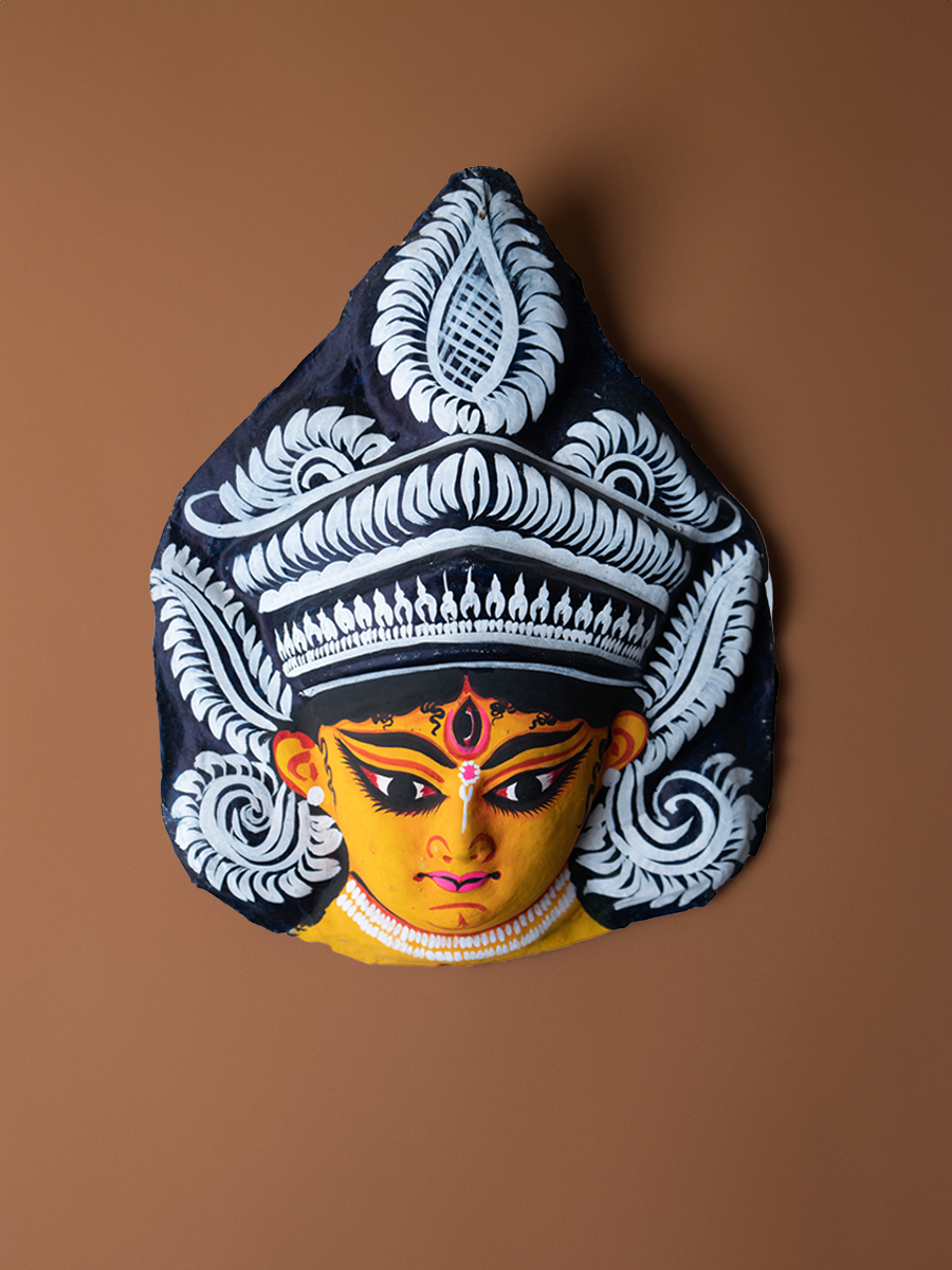 Maa Durga: A Chhau Mask Marvel by Dharmendra Sutradhar for sale