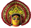 Buy Devi Durga: Chhau Mask by Dharmendra Sutradhar