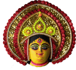 Buy Devi Durga: Chhau Mask by Dharmendra Sutradhar