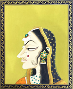 Buy The Tale of Bani Thani in Pichwai Painting by Dinesh Soni
