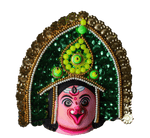 Lord Ganesha in Chhau Mask by Dharmendra Sutradhar for sale