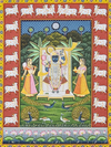 Buy Shrinathji's Tale in Pichwai Painting by Dinesh Soni