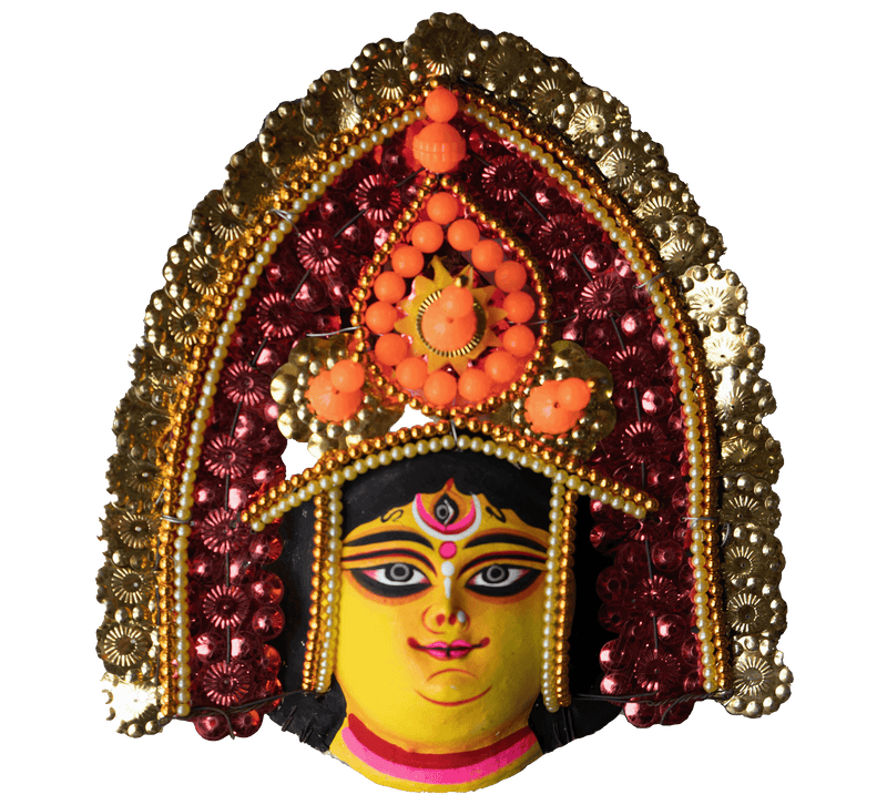 Maa Durga: Chhau Mask by Dharmendra Sutradhar