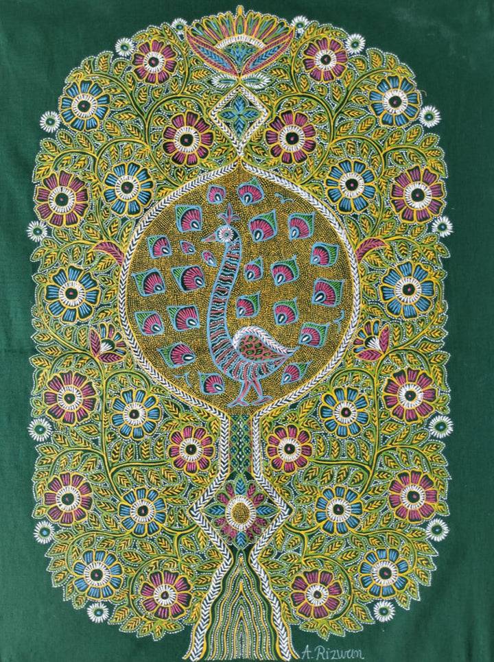 Dancing Amidst Nature: Rogan Art of the Resplendent Charm by Rizwan Khatri Thumbnail