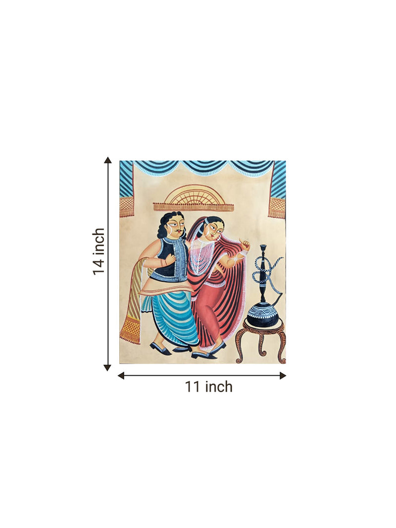 Dancing Couple (Babu and Bibi) in Kalighat for sale