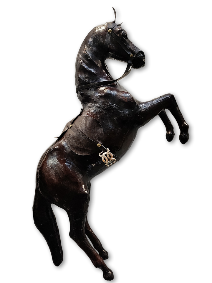 Daring Equilibrium: Leather artwork by Nandram Thumbnail