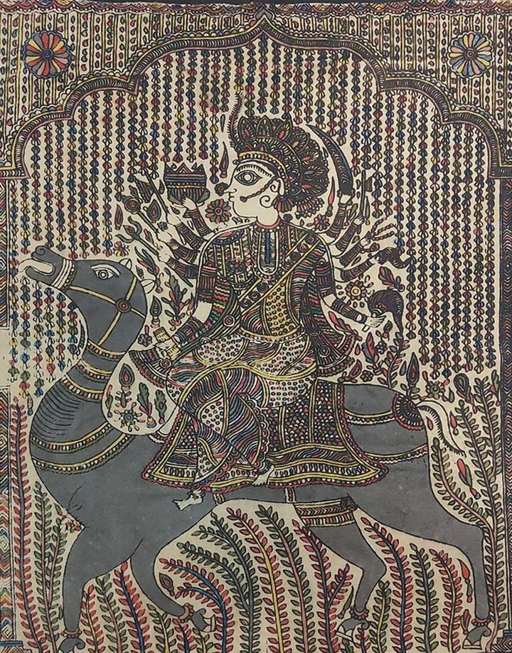 Dasha Matas Blessings Mata Ni Pachedi By Sanjay Chitara For Home Decor Thumbnail