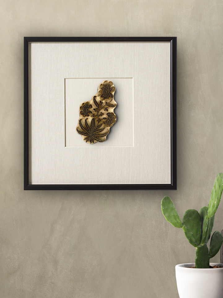 Decorative Flower Patterns in Wooden Blocks by Vikas Singh Thumbnail
