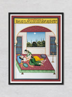Deepak Raag Ki Ragini- Deshi, Kishangarh Art by Shehzaad Ali Sherani