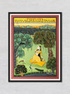 Deepak Raag Ki Ragini- Kamodi, Kishangarh Art by Shehzaad Ali Sherani