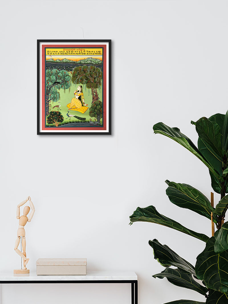Deepak Raag Ki Ragini- Kamodi, Kishangarh Art by Shehzaad Ali Sherani