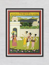 Deepak Raag Ki Ragini- Kardni, Kishangarh Art by Shehzaad Ali Sherani