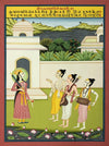 Deepak Raag Ki Ragini- Kardni, Kishangarh Art by Shehzaad Ali Sherani