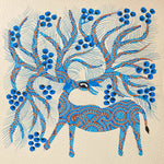Buy Deer with a Tree, Bhil Art by Geeta Bariya