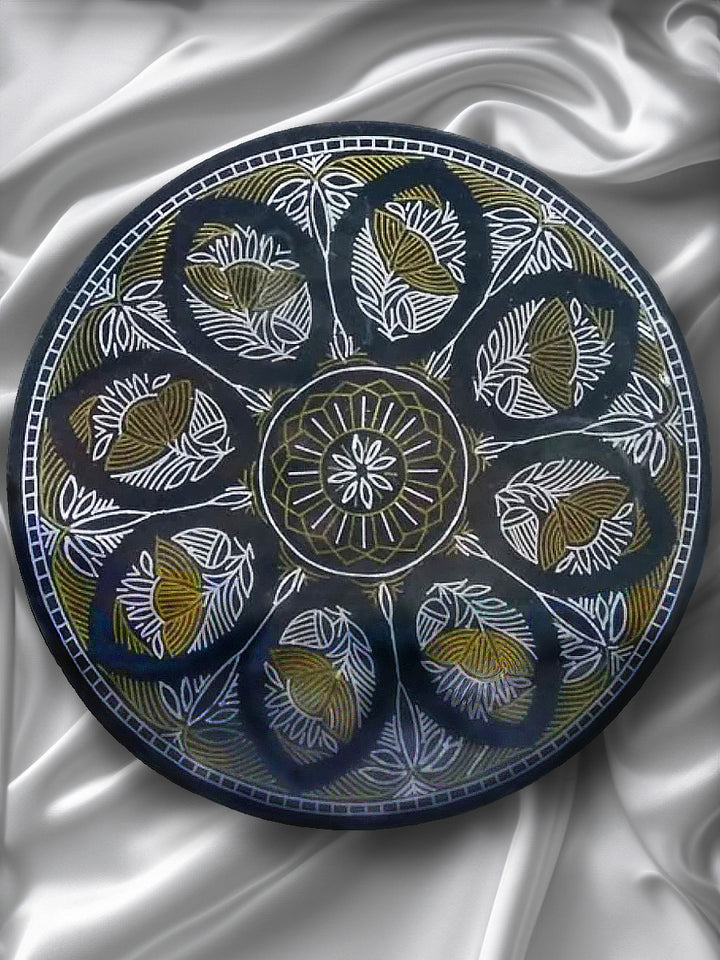 Delicate artistry of Bidriware Plate by Md Sayeed Ahmed Thumbnail