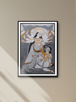 Demolishing the Demon: Goddess Durga’s Kalighat portrayal by Uttam Chitrakar