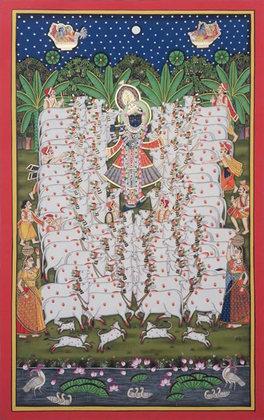 Shrinathji's Divine Darshan In Pichwai by Shehzaad Ali Sherani Thumbnail