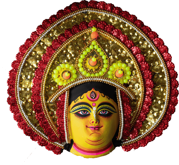 Devi Durga: Chhau Mask by Dharmendra Sutradhar Thumbnail