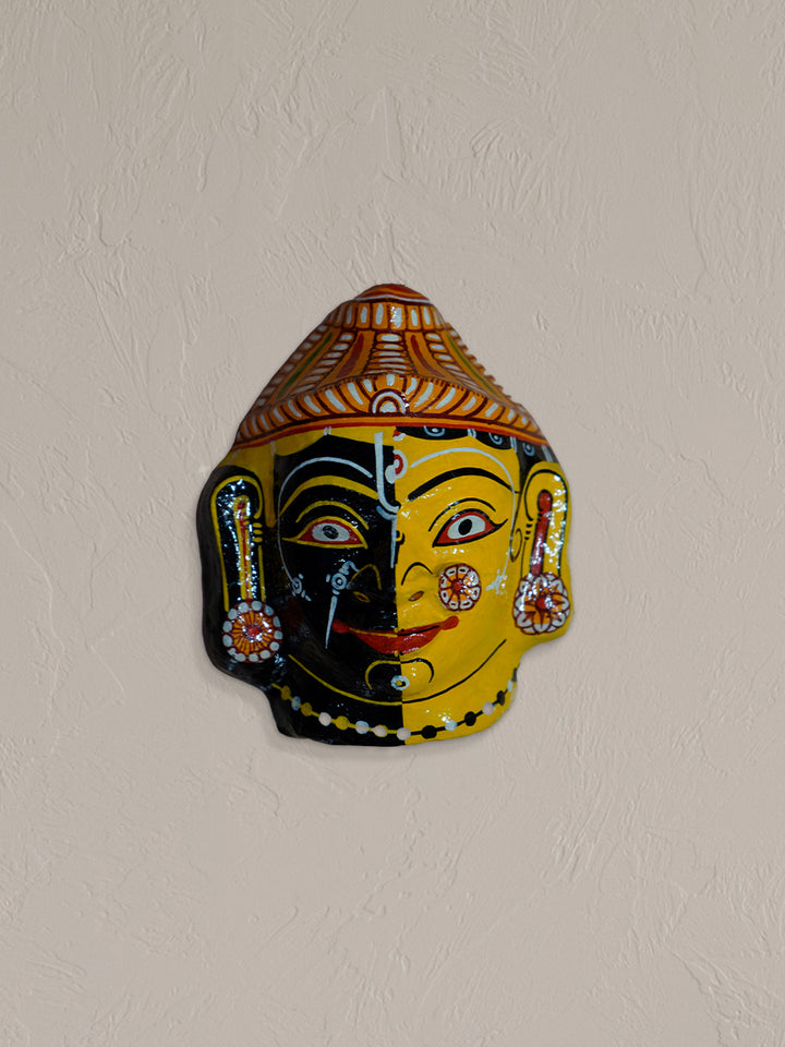 Devotion-Infused Ecstasy: The Mystical Aura of Paper Mache Shiva's Face Paper Mache by Keshab Maharana Thumbnail