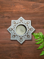 Handmade wooden diya for diwali