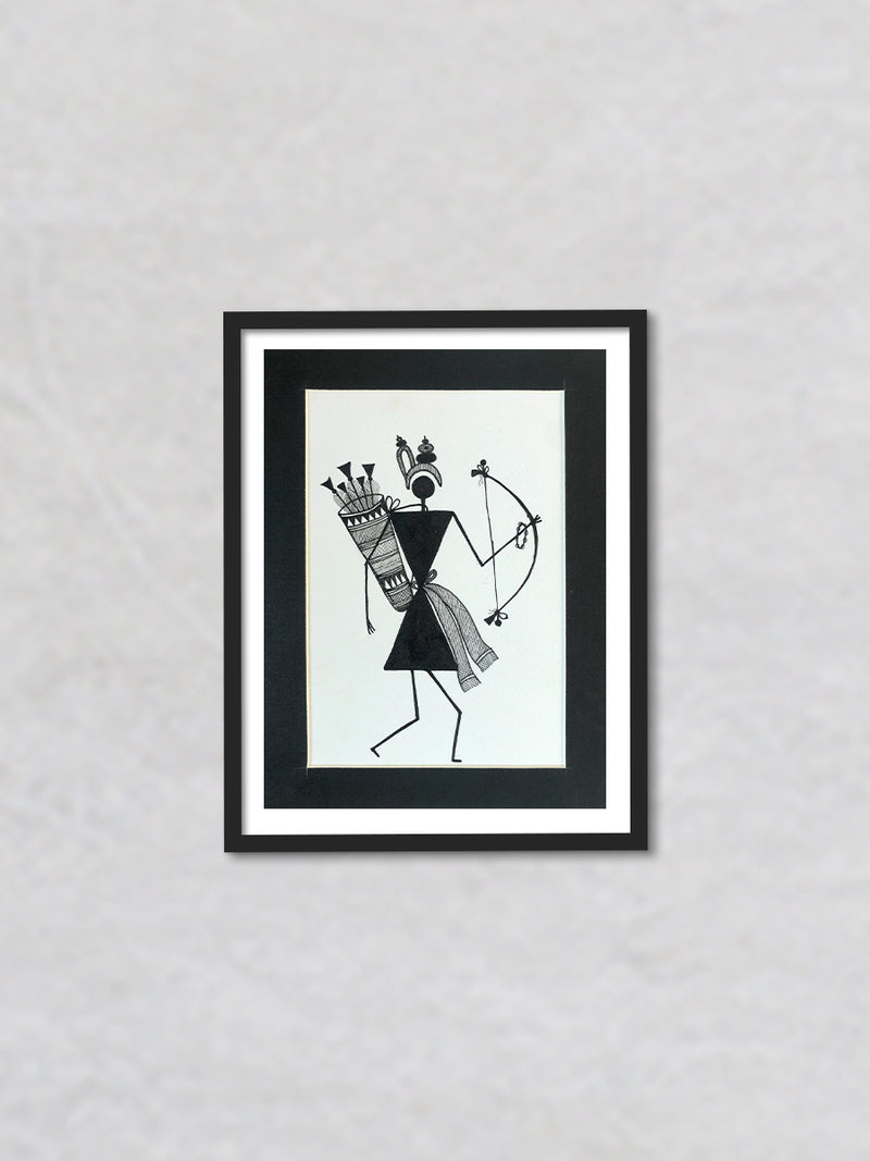 Shree Ram in Warli Art