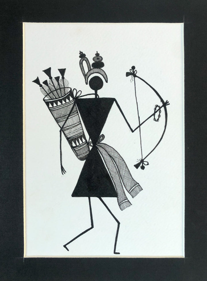 Divine Archer: Shree Ram in Warli Art Thumbnail