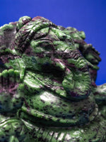 The Ruby Zoisite Carving of Lord Ganesha by Prithvi Kumawat