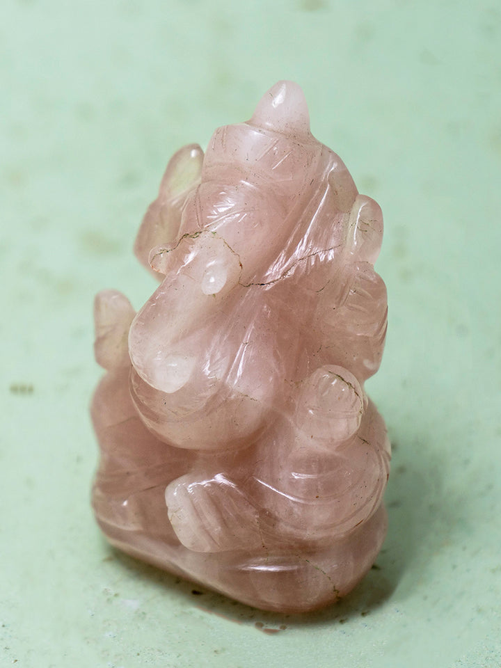 Divine Mastery: Black Rutile Ganesh by Prithvi Kumawat Thumbnail
