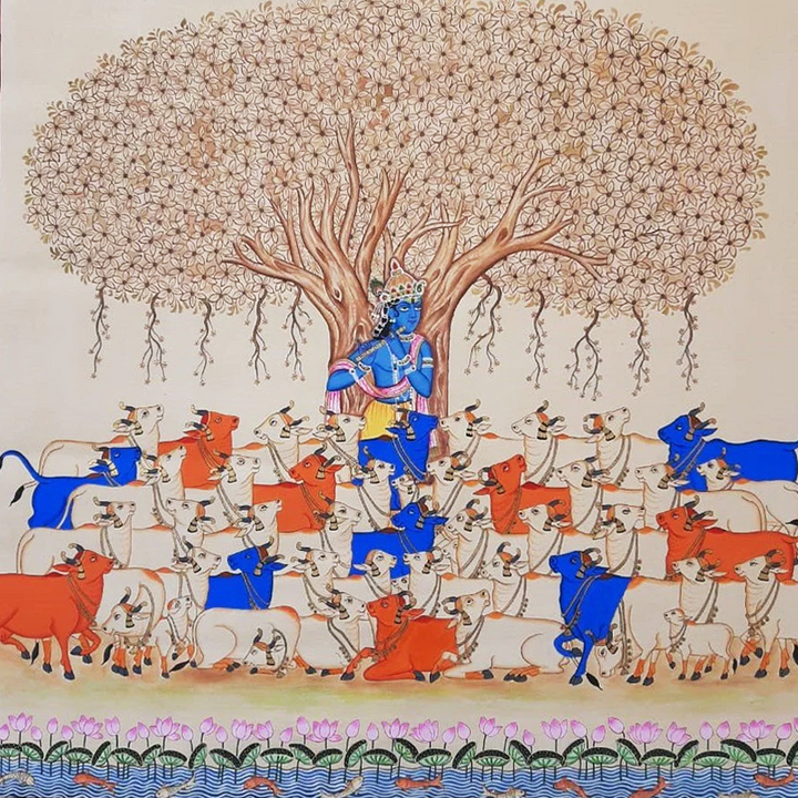 Divine Serenade: Krishna's Melody and The Sacred Cows by Shehzaad Ali Sherani Thumbnail
