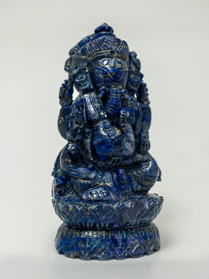 Divine Splendour: The Lapis Carving of Lord Ganesh by Prithvi Kumawat Thumbnail