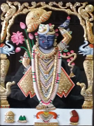 Divine opulence of Shrinathji: Pichwai painting by Jayesh Sharma Thumbnail