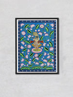 Shop Divine Symphony Shrinathji and his florals Pichwai Painting by Dinesh Soni