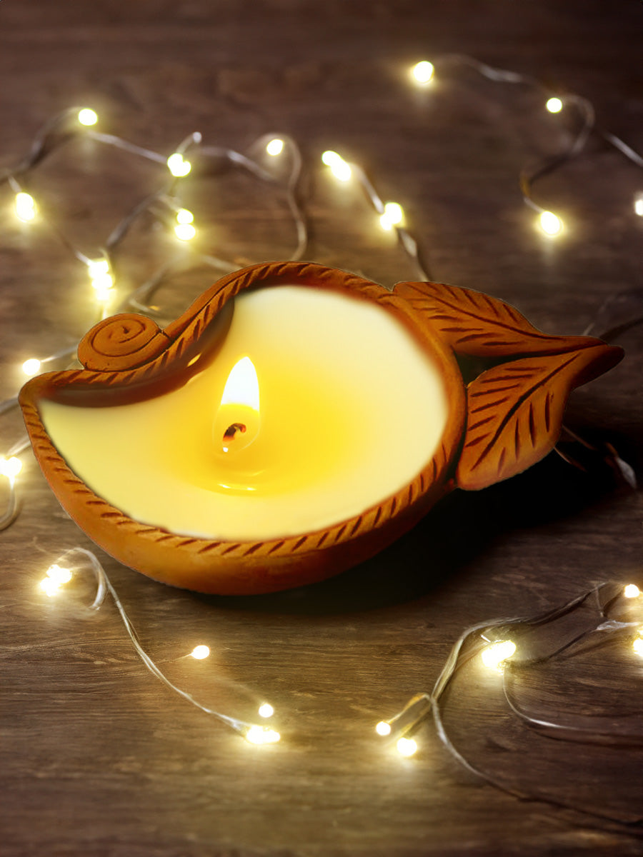 Diya Object Buy Mango Shaped Clay Diya | Clay / Mitti Diya for Diwali Decoration