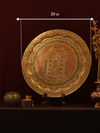 Buy Tirupati Balaji standing on lotus pedestal in Marodi Brass Plate