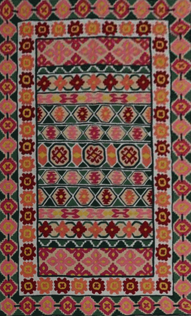 Buy Handcrafted Crewel Stitch Painting Online for Wall Decor
