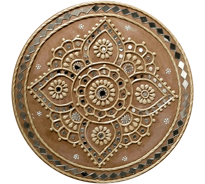 Elegance earthy composition: Lippan creations by Nalemitha For Home Decor, Gifting Thumbnail