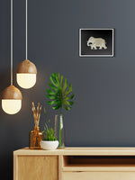 Shop Elegant Elephant Majesty in Foam Art, Sea foam Art by Harsh Chhajed