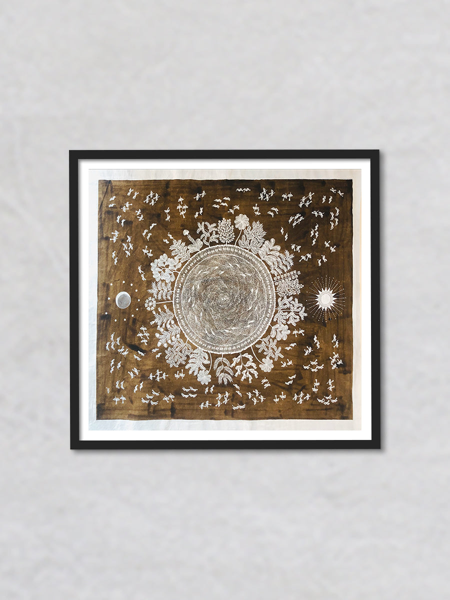 Elements of Nature, Warli Art by Dilip Bahotha