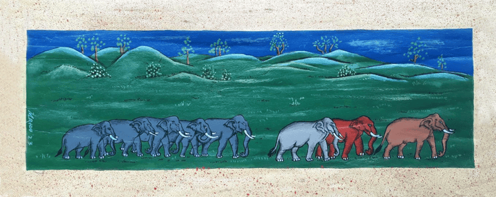 Elephants in Assamese by Mridu Moucham Bora Thumbnail