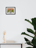 Elephants with a Tree, Bhil Art for sale