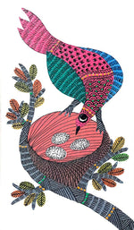 Buy Embracing Motherhood The Bird and its Fertile Nest Gond Painting by Kailash Pradhan