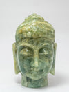 Emerald Serenity: The Transcendent Aquamarine Buddha's Head 
