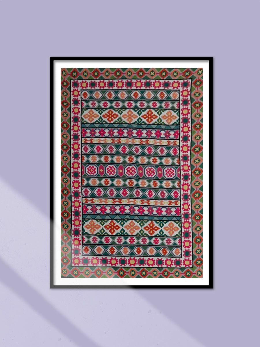 Shop Enchanted Kashmiri Elegance in Crewel Embroidery by Jahangir Ahmed Bhat