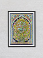 Enchanted Oasis: Rogan Art Illuminating the Peacock's Charm