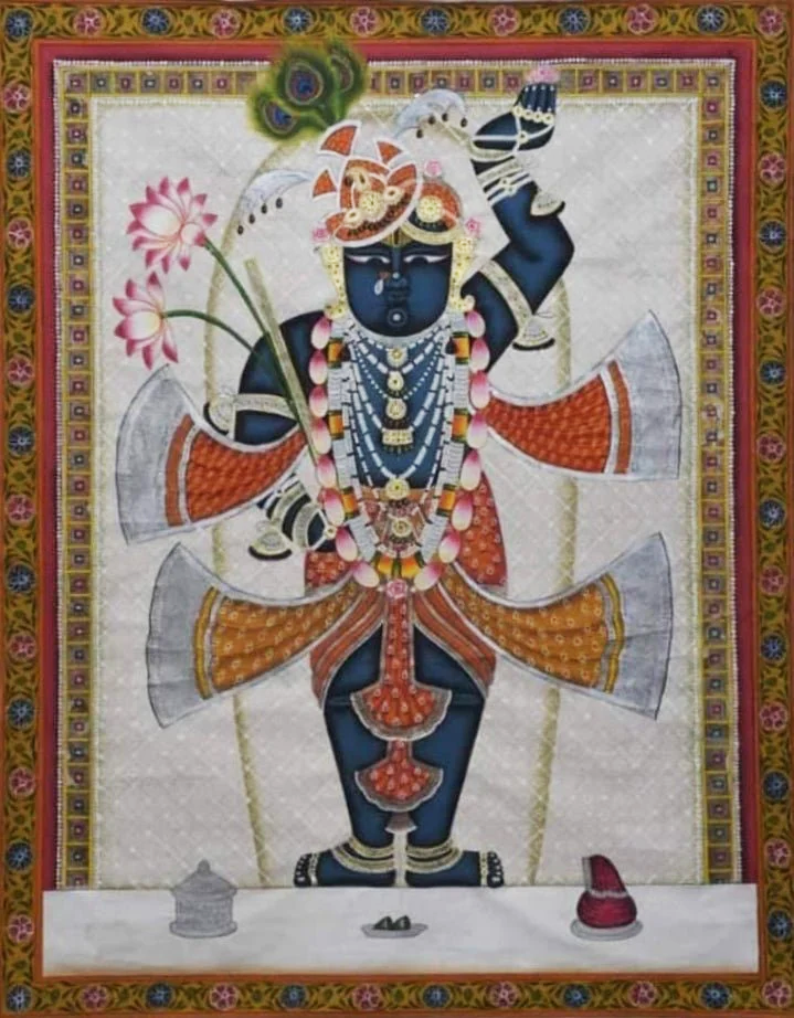 Enchanting Shrinathji: Pichwai painting by Jayesh Sharma Thumbnail